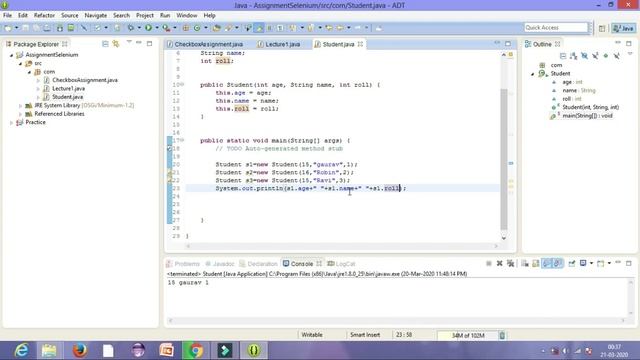 Basics of Java required for Automation testing part-1(Selenium) Lecture-2 смотреть онлайн