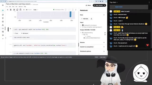 [12.5] Lesson 4 | fast.ai - Introduction to Machine Learning for Coders | #studywithme #live смотреть онлайн