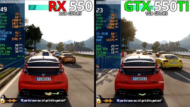 RX 550 Vs GTX 550ti | How Big Is The Difference??