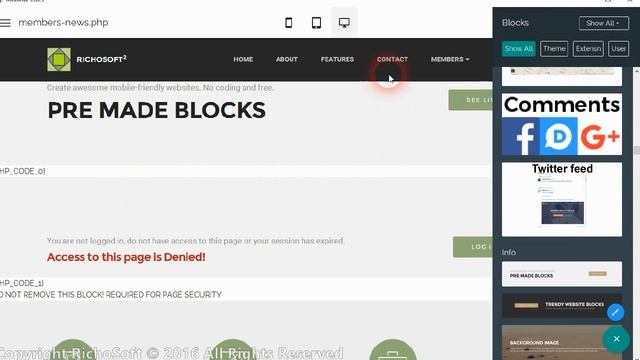 Mobirise Members System - How to Edit/Add Members Pages смотреть онлайн