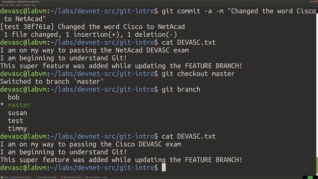 AACC - Spring 2023 - CTS-233-400 - DEVASC 200-901: Lab 3.3.11 - Part #6: Software Ver. Control w/Gi смотреть онлайн