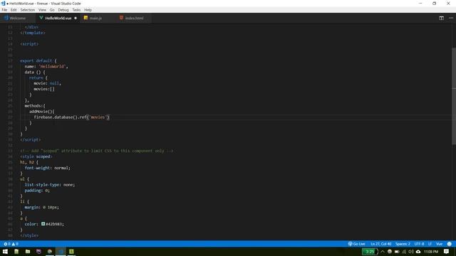 Firebase Vue.js CRUD смотреть онлайн