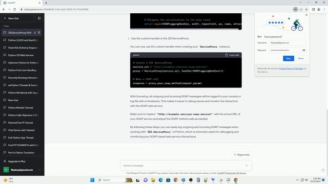 How to display outcoming and incoming SOAP message for ZSI ServiceProxy in Python смотреть онлайн