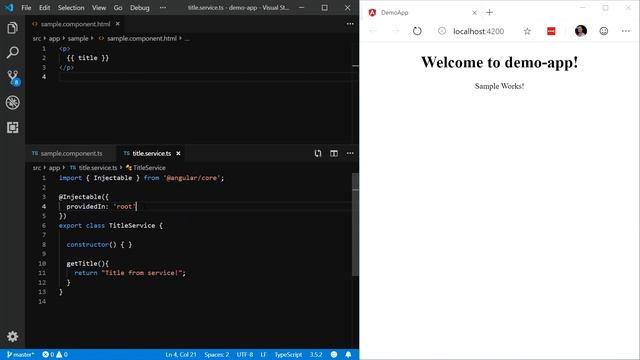 Learn Angular: Using Services with Angular Dependency Injection смотреть онлайн