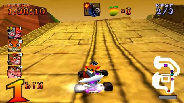 Crash Team Racing. Аркада. Режим кубка: Лёгкая сложность. смотреть онлайн