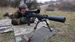 Kurbatov Arms R-715 кал.223Rem. Отличный обзор ??отработал гонг? 200-300-400 метров #guns #ak47
