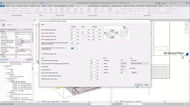 MagiCAD for Revit – New settings added to the Builderswork Provisions (Common Tools) смотреть онлайн