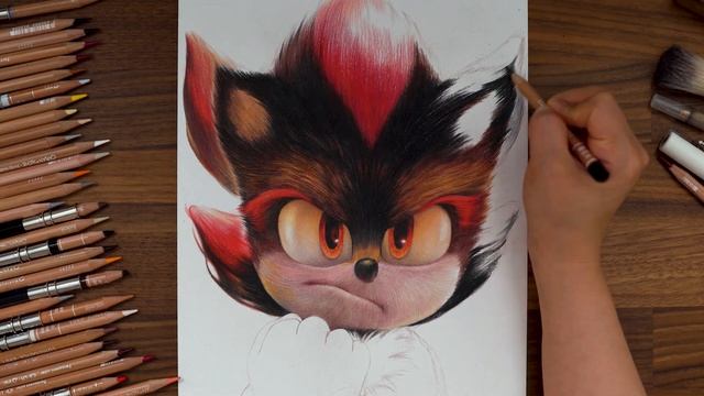 Drawing Sonic The Hegehog2 - Shadow The Hegehog [Drawing Hands]
