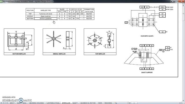 Agitator Design v1.2 | Excel Program смотреть онлайн