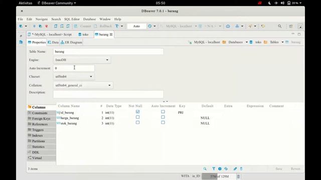 TUTORIAL DBEAVER BAHASA INDONESIA - SYNTAX QUERY MYSQL DASAR CREATE, DROP, ALTER, CONSTRAINT смотреть онлайн
