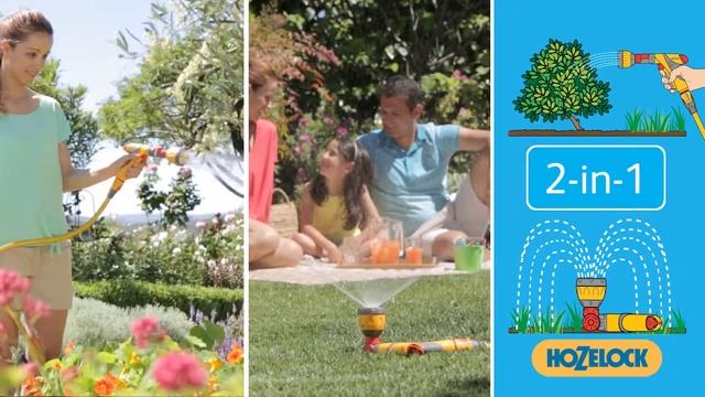 Пистолет-распылитель-дождеватель HoZelock 2695 Ultra Twist Plus 3 режима смотреть онлайн