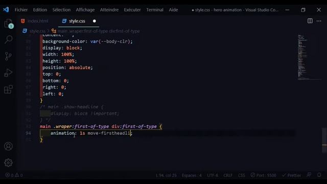 How To Make Animated Website Using HTML , CSS and javascript Step By Step смотреть онлайн