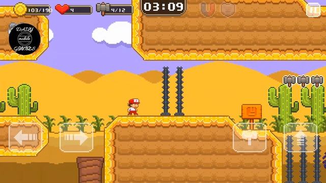 Super JIM Jump | Level #4-14 | Super MARIO like game смотреть онлайн