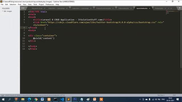 4. Larval 8 CRUD Tutorials | Laravel 8 Display Data | How to Display Data in Laravel 8 смотреть онлайн