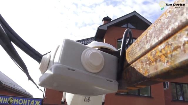 Установка видеонаблюдения, как правильно тянуть кабель по воздуху, Spotter 8 каналов Киев Житомир смотреть онлайн