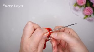 ?ВСЕ в восторге от КРАСОТИЩИ! Еле УСПЕВАЮ вязать?Куколка в красном  крючком амигуруми. Часть 1