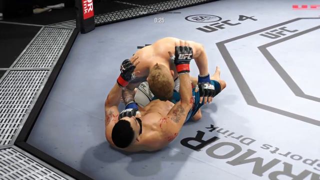 РОБ ФОНТ VS ТИДЖЕЙ ДИЛЛАШОУ UFC 4 CPU VS CPU смотреть онлайн
