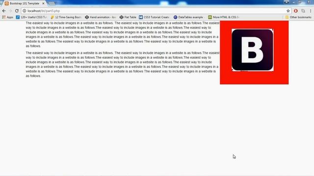 Part 8 – Bootstrap Image Position Class भाग 8 - बूटस्ट्रैप इमेज पोजीशन क्लास смотреть онлайн