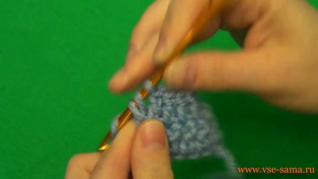 Треугольник крючком - убавление с одной стороны смотреть онлайн