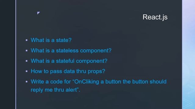 Capgemini React Interview Questions смотреть онлайн