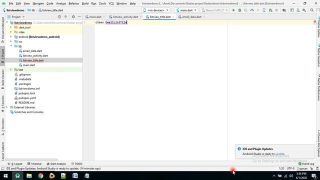 Flutter custom listview with cardview and icon android studio. смотреть онлайн