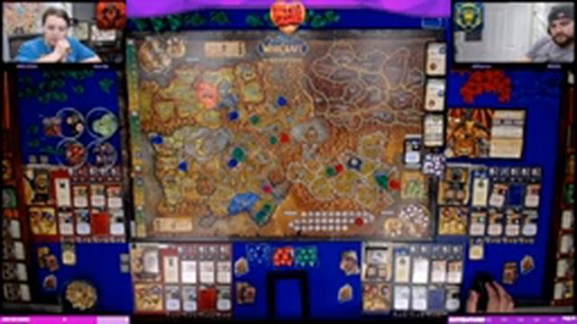 WORLD OF WARCRAFT: THE BOARDGAME (Session 1, 2 Players) Board Game Session! I Heart Board Games! смотреть онлайн