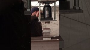 гидро пресс своими руками с домкрата 50т.