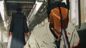 @аниме)  человек бензопила