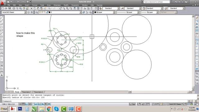 AutoCAD Mechanical Drawing Practice 1 смотреть онлайн