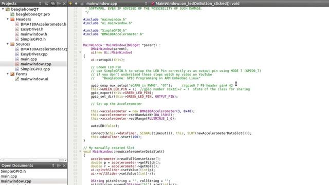 Beaglebone: Example Qt Embedded Linux Application смотреть онлайн