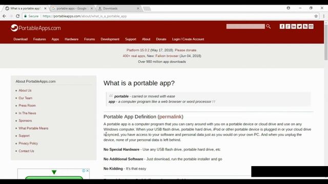 PORTABLE APPS kya hai? | What are PORTABLE APPS? | How to use portable apps смотреть онлайн