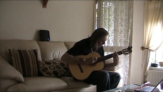 Trying out my new Manuel Rodriguez Guitar смотреть онлайн