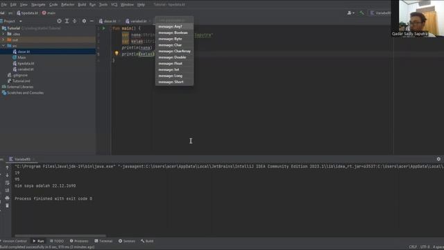 Tipe Data String dan Int | Tutorial Dasar Kotlin #3 смотреть онлайн