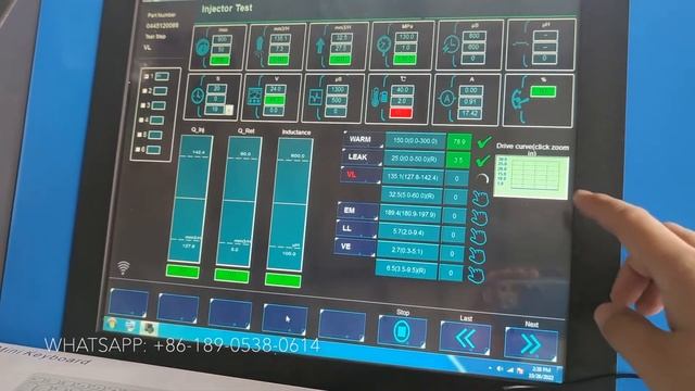 Double flow meter sensor !! NTS300 common rail injector test bench смотреть онлайн