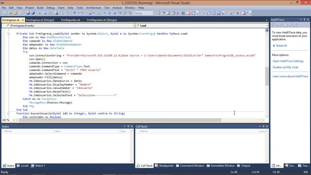 Agregar Conexión a base de datos con visual basic y llenar combo box.