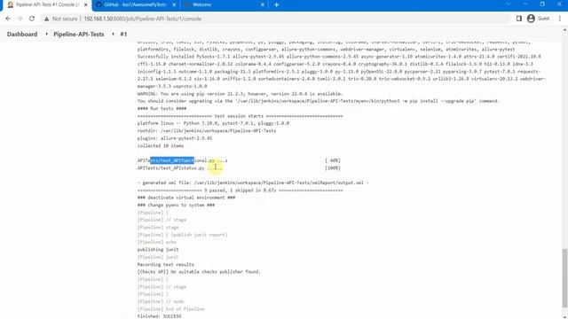 Jenkins CI/CD: Run Tests With Code From GitHub With Allure Reporting ~ DevOps Pipeline смотреть онлайн