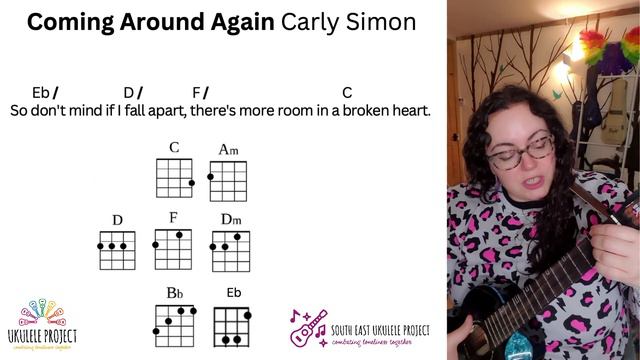 Coming Around again - Carly Simon #ukuleleplayalong смотреть онлайн