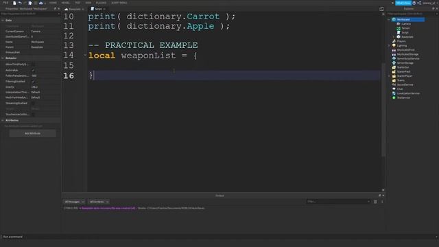 Roblox Studio Tutorial #9 | How to use Dictionary смотреть онлайн