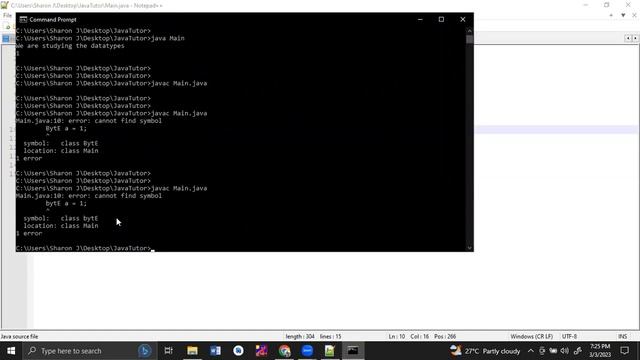 Java Data types ( part 2) смотреть онлайн