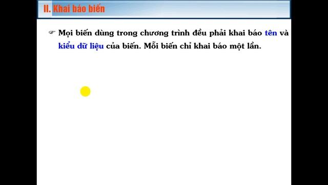 Tin hoc 11 bai 4 5 Mot so kieu du lieu chuan khai bao bien смотреть онлайн