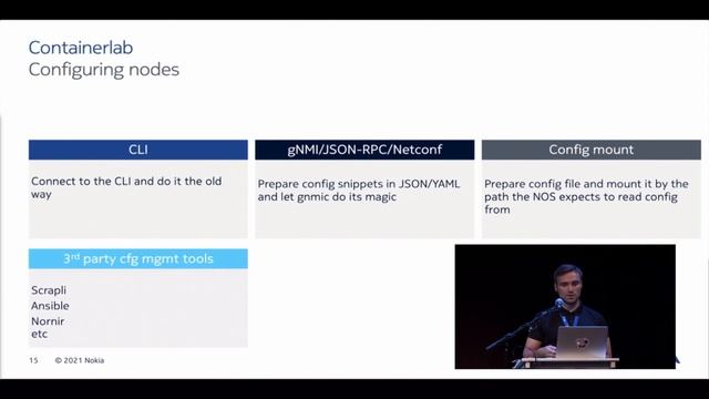 NLNOG Day 2021 - Roman Dodin - Containerlab смотреть онлайн