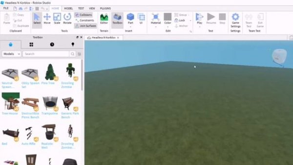 How to make a headless and korblox game on roblox for free (NO CODING)