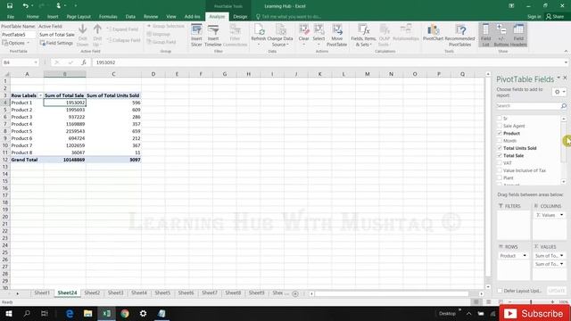 Create Summary With Pivot Table in Microsoft Excel Tutorial 2020 смотреть онлайн