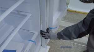 Замена уплотнителя с креплением в паз