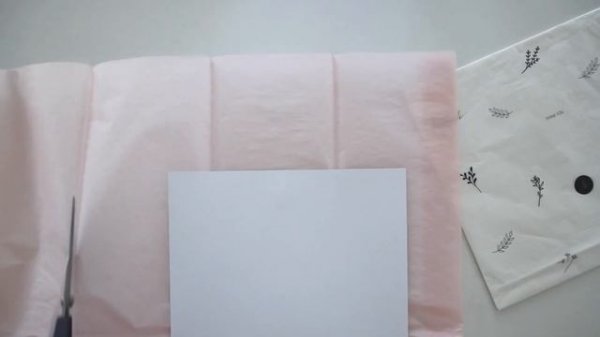 DIY Custom Tissue Paper for Small Businesses (cheap packaging details at home with logo tape)