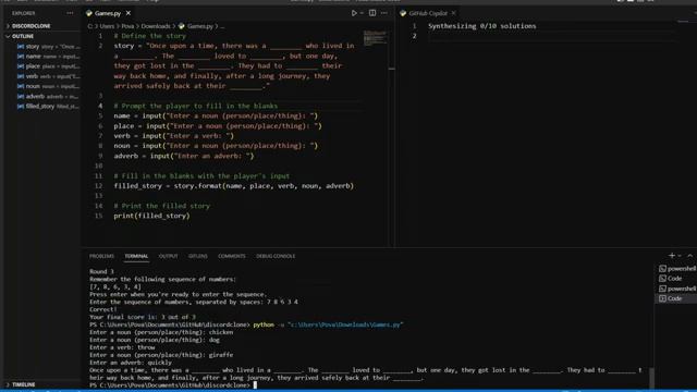 GitHub Copilot Vs ChatGPT in Python смотреть онлайн