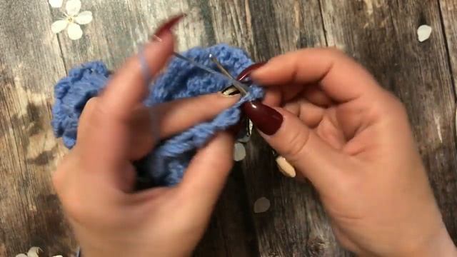 Шапочка крючком 3D узор ромбы.Beanie crochet. смотреть онлайн