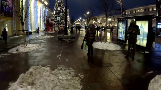 НОВОГОДНИЙ САНКТ - ПЕТЕРБУРГ | НОЧНОЙ ПИТЕР смотреть онлайн