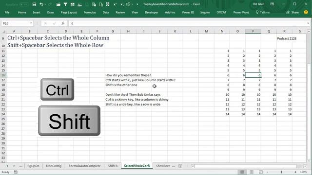 Excel Selection Mastery: Select Whole Column/Row - Episode 2128 смотреть онлайн