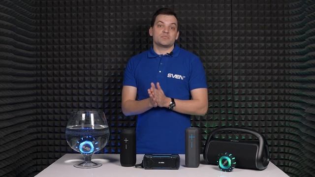 ТЕСТ ? ВОДОЗАЩИТНОЙ портативной акустики SVEN ? Стандарты защиты от влаги ?ОБЗОР от SVEN? смотреть онлайн